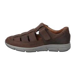 Waldläufer Haslo Klettschuh Slipper Braun/Dunkelbraun/Beige