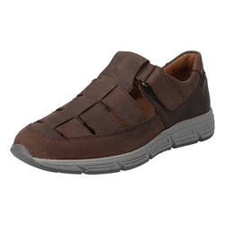 Waldläufer Haslo Klettschuh Slipper Braun/Dunkelbraun/Beige