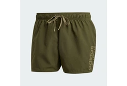 ADIDAS PERFORMANCE Badehose Essential (CLX) LOGO Dunkelgrün/Khaki