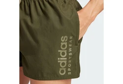 ADIDAS PERFORMANCE Badehose Essential (CLX) LOGO Dunkelgrün/Khaki