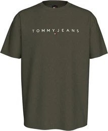 T-Shirt TJM REG LINEAR LOGO TEE EXT mit Markenlabel