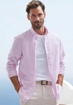 John Devin Langarmhemd Regular Fit mit Button-down-Kragen Rosa/Fliederfarben/Lila