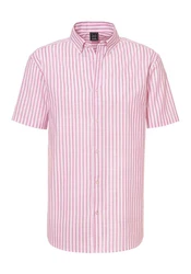 John Devin Kurzarmhemd Regular Fit Button-down-Kragen Rosa