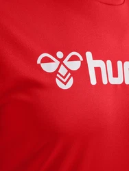 hummel T-Shirt Hmllogo Jersey Rot/Dunkelrot