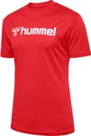 hummel T-Shirt Hmllogo Jersey Rot/Dunkelrot