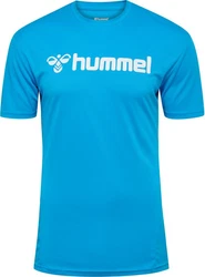 hummel T-Shirt Hmllogo Jersey Türkis/Blau/Hellblau