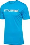 hummel T-Shirt Hmllogo Jersey Türkis/Blau/Hellblau