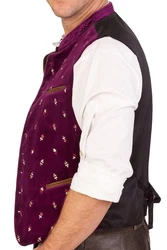 Stockerpoint Trachtenweste CALZADO apfelgrn/purple/braun