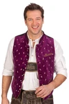 Stockerpoint Trachtenweste CALZADO apfelgrn/purple/braun