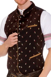 Stockerpoint Trachtenweste CALZADO apfelgrn/purple/braun