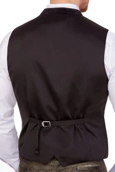 Stockerpoint Trachtenweste CALZADO royal/dunkelrot/schwarz