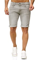 Indicode Shorts Kaden Jeans Grau/Khaki/Beige