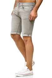 Indicode Shorts Kaden Jeans Grau/Khaki/Beige