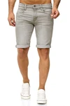 Indicode Shorts Kaden Jeans Grau/Khaki/Beige