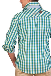 Spieth & Wensky Trachtenhemd RAUBACH rot/azurblau