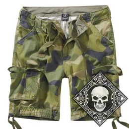 Cargoshorts Cargo Shorts kurze Hose Legend Army mit UD Bandana