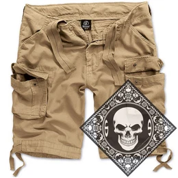 Cargoshorts Cargo Shorts kurze Hose Legend Army mit UD Bandana
