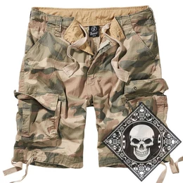 Cargoshorts Cargo Shorts kurze Hose Legend Army mit UD Bandana