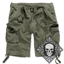 Cargoshorts Cargo Shorts kurze Hose Legend Army mit UD Bandana