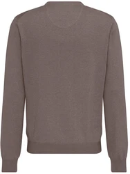 Fynch-Hatton Strickpullover Grau/Dunkelbraun/Khaki/Braun