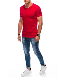 Edoti T-Shirt Herren Rot/Dunkelrot