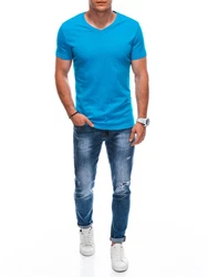Edoti T-Shirt Herren Türkis/Blau