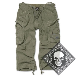 Cargoshorts Cargo Shorts kurze Hose Industry 3/4 lang mit UD Bandana