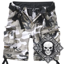 Cargoshorts Cargo Shorts kurze Hose robust schwere Qualitt mit UD Bandana