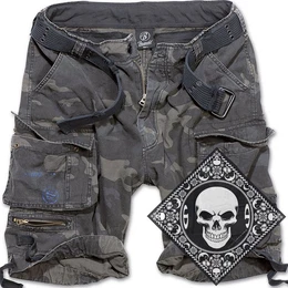 Cargoshorts Cargo Shorts kurze Hose robust schwere Qualitt mit UD Bandana