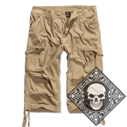 Cargoshorts Cargo Shorts kurze Hose Legend 3/4 lang Army mit UD Bandana