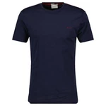 GANT Herren T-Shirt - CONTRAST LOGO Blau