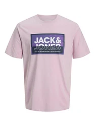 Jack & Jones T-Shirt JCOLOGAN SUMMER PRINT TEE CREW NECK 