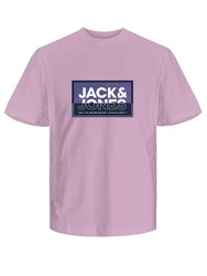 Jack & Jones T-Shirt JCOLOGAN SUMMER PRINT TEE CREW NECK 