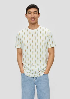 s.Oliver Kurzarmshirt Crew Neck Sinalco-Print s.Oliver Kurzarmshirt Crew Neck Sinalco-Print
