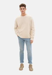 TOM TAILOR 5-Pocket Jeans Slim Hose Hellblau/Blau