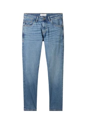 TOM TAILOR 5-Pocket-Jeans Slim Hose (1-tlg) Blau/Hellblau