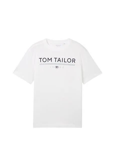 TOM TAILOR T-Shirt Kurzarmshirt Gelb/Weiß/Beige/Grau/Braun TOM TAILOR T-Shirt Kurzarmshirt Gelb/Weiß/Beige/Grau/Braun