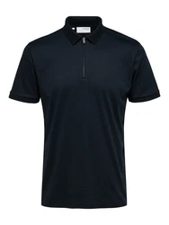 SELECTED HOMME T-Shirt Fave Dunkelblau/Blau