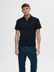SELECTED HOMME T-Shirt Fave Dunkelblau/Blau
