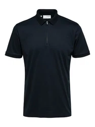 SELECTED HOMME T-Shirt Fave Dunkelblau/Blau