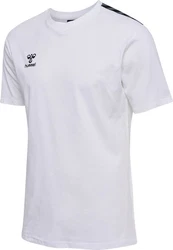 hummel T-Shirt Hmlauthentic Co S/S Weiß/Grau/Creme