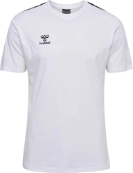 hummel T-Shirt Hmlauthentic Co S/S Weiß/Grau/Creme