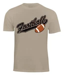 Cotton Prime T-Shirt American Football Braun/Khaki/Beige/Grau
