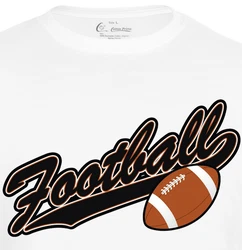 Cotton Prime T-Shirt American Football Weiß/Grau/Creme/Rot