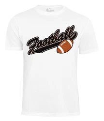 Cotton Prime T-Shirt American Football Weiß/Grau/Creme/Rot