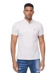 Denim Distriqt Poloshirt Sommer Polo-Shirt kurzarm Kragen Beige