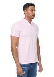 Denim Distriqt Poloshirt Sommer Polo-Shirt kurzarm Kragen Rosa