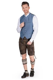 Trachtenweste Trachtenweste - FELIX - grau/blau