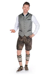 Trachtenweste Trachtenweste - DANIEL - hellblau, oliv/hellbeige