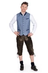 Spieth & Wensky Trachtenweste hellblau/oliv/hellbeige